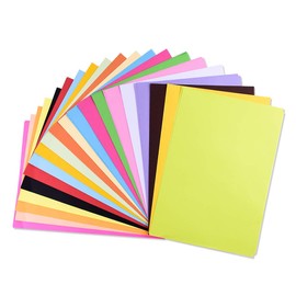 Topcolorusa Colored A4 Copy Paper, Crafting Decorating Cut-to-Size Paper 100 Sheets 20 Colors for DIY Art Craft