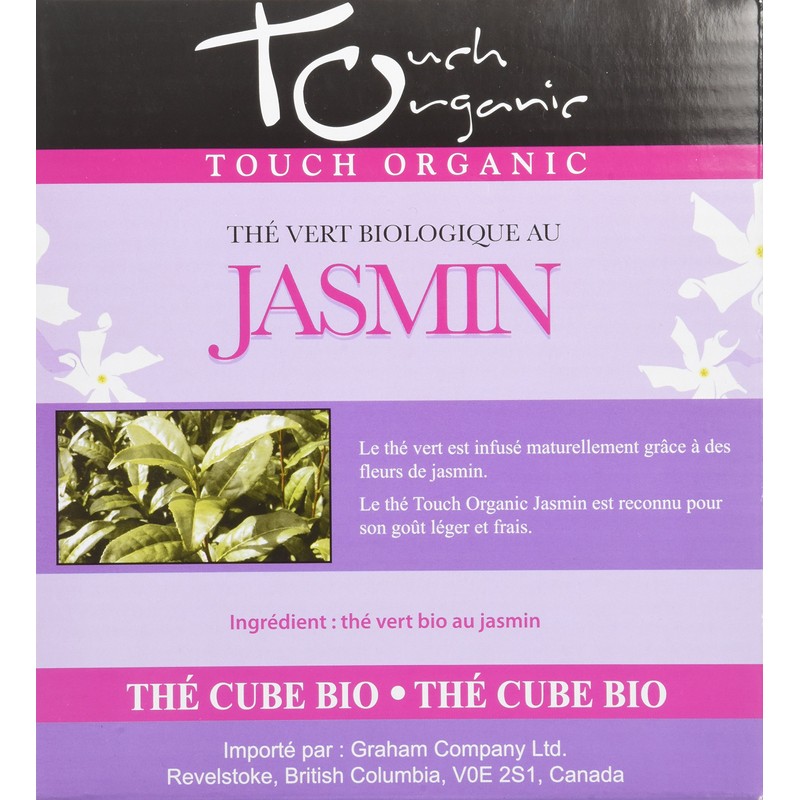 Touch Organic China Organic Tea Cube, Jasmine Green Tea