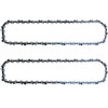 2PC 14" CHAINSAW CHAIN BLADE For 40V KOBALT KCS 4040-06