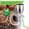 Corn Grinder with High Hopper, Grain Mill, Manual Grinder For