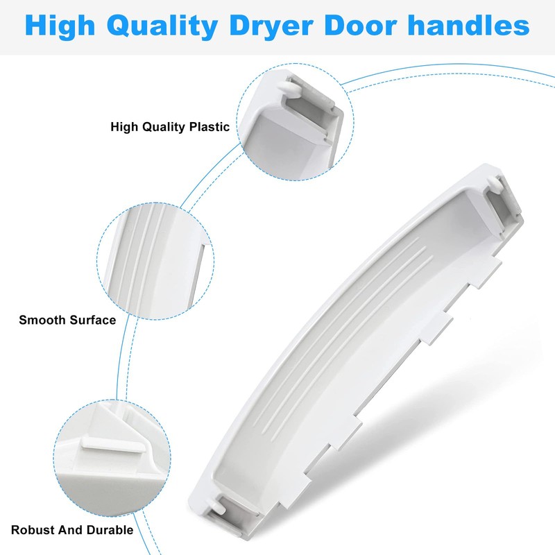 Replacement GE GUD27ESSMWW WE01X30378 Dryer Door Handle GE Kenmore Dryer