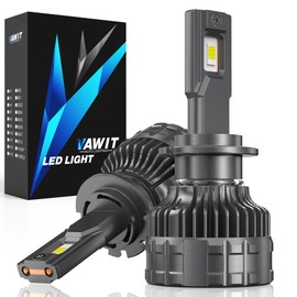 VAWIT D2H LED Bulbs, D2H Fog Light, 30000LM 6500K White 800% Brightness, Plug and Play, Pack of 2