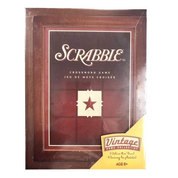 Parker Brothers Vintage Game Collection Wooden Book Box Scrabble