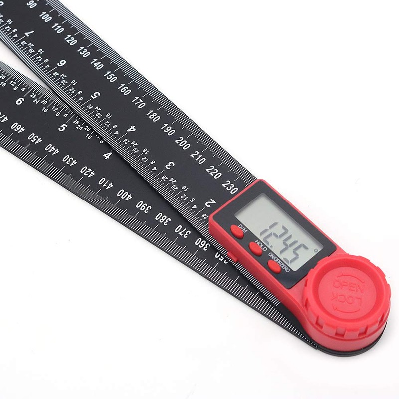 DollaTek 2 in 1 Digital Display Angle Ruler Protractor Digital
