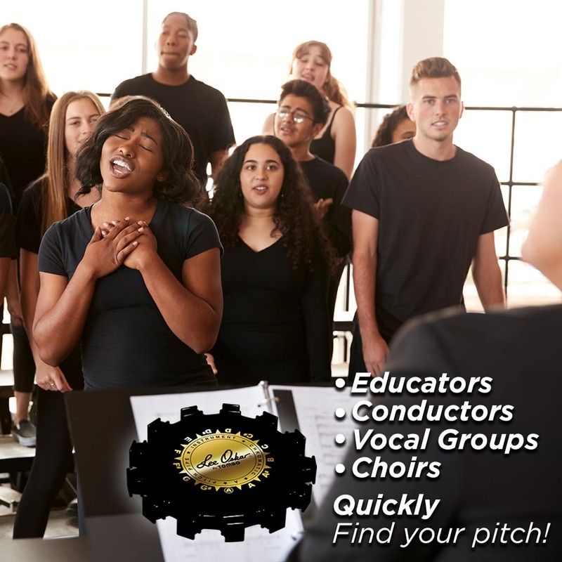 Lee Oskar Chromatic Pitch Pipe-Key of A For Vocal Groups,