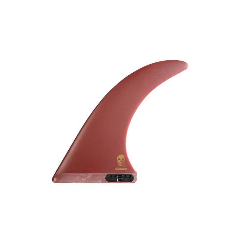 FCS II Shaper Series Christenson Longboard Fin (Blood Red, 8.5")