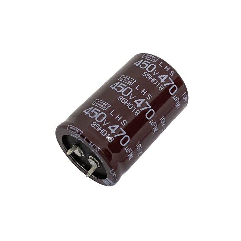 Elko Capacitor Radial 470µF 450V | Snap-in Electrolytic Capacitor up