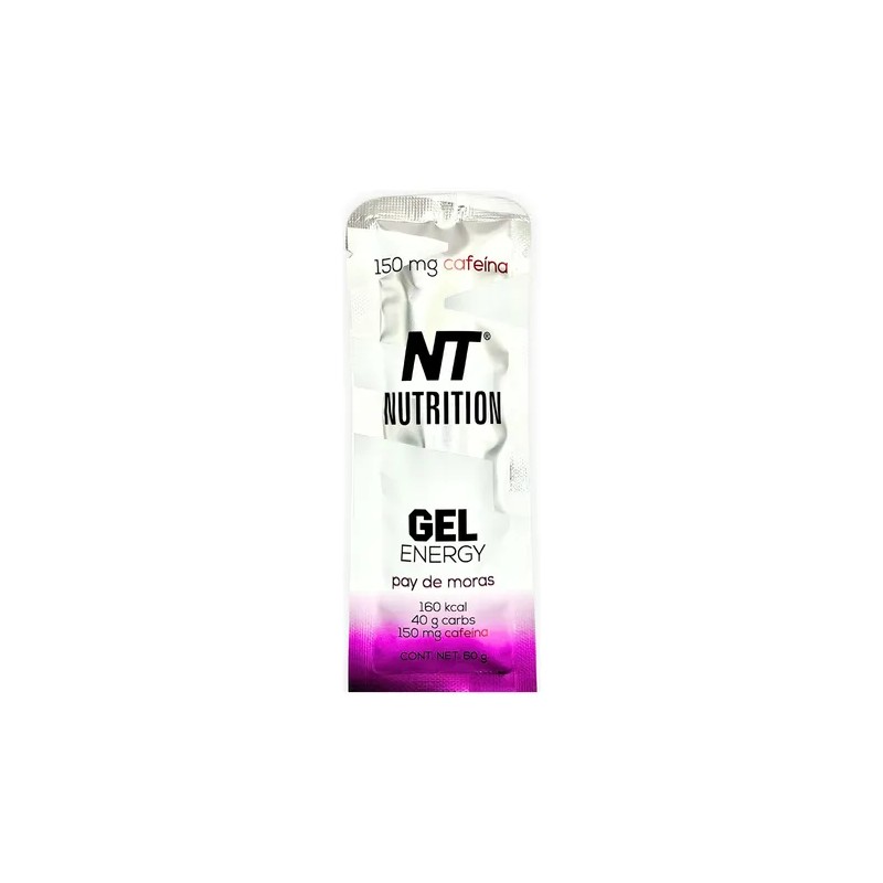 Nt Nutrition Gel Energetico Con 150 Mg Cafeina 20 Piezas
