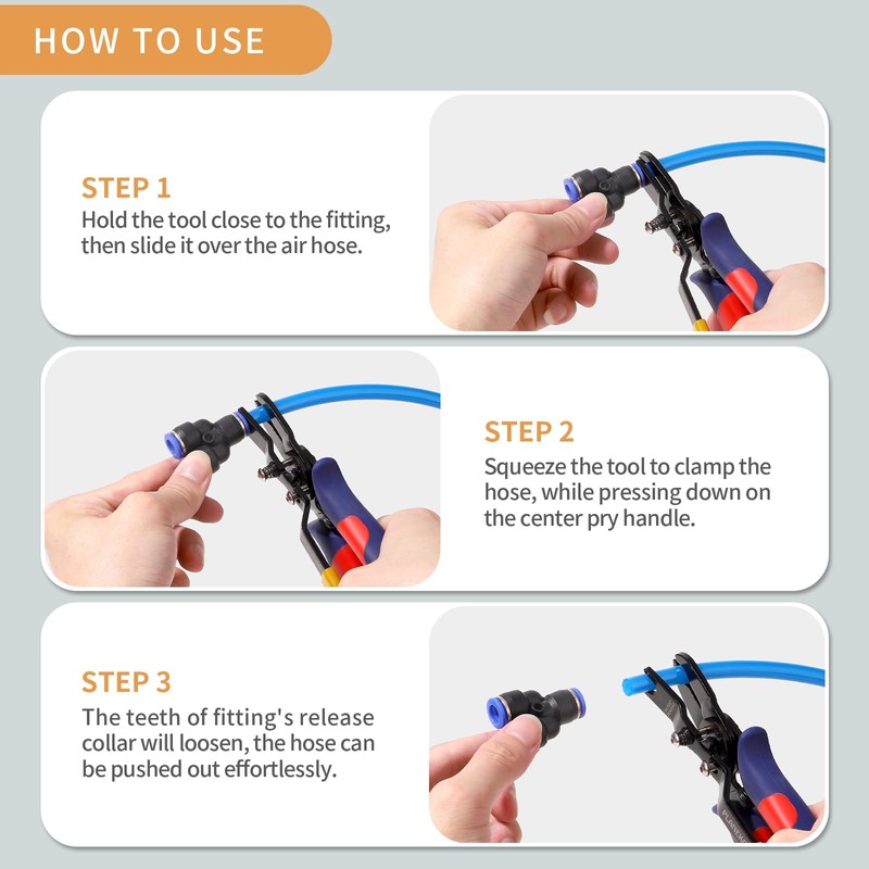 PLANEKO 11PCS Air Line Removal Tool Kit for 1/4" 5/16"