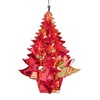 Christmas Foil Ceiling Decorations - 30cm Tree and Ball Set