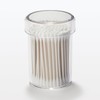 MUJI ODAA1A2S Acrylic Small Container Slim, Approx. Diameter 2.8 x