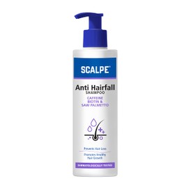 Scalpe Anti Hairfall Shampoo | Caffeine, Biotin, Saw Palmetto, Argan Oil | For Women & Men | 400ml