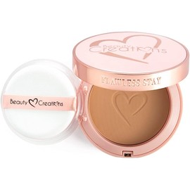 Beauty Creations Flawless Stay – Polvo Compacto (FSP11.0) Cobertura Media a Completa Acabado Aterciopelado Libre de Aceites y Cruelty-Free