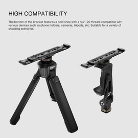 Tilta Cold Shoe Expanded Bracket with Multiple Attachment Points - Black TA-CEB-B