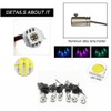 Mecerypt 6 in 1 RGB LED Atmosphere Car Light Interior