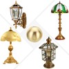 PATIKIL 17.5mm 20mm 25mm Ball Lamp Finials Caps Knob, 3pcs