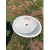 American Stonecast RV/Trailer Oval Lavatory Sink, 20"x16"x7", White, New