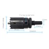 Dreneco 63mm Hole Saw, Metal Hole Cutter with Hexagon Adapter