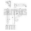 Amig - Shelf Bracket Stainless Steel Model 2 | Metal