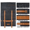 WELKINLAND 14-Pockets Knife Roll, Waxed Canvas Leather Knife Roll, Knifes