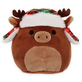 Squishmallows Kellytoy 2022 4" Maurice The Moose - Includes Stickers