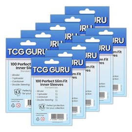 10 x 100 TCG Guru Perfect Size Fit Inner Sleeves/Standard Size/Soft Sleeve