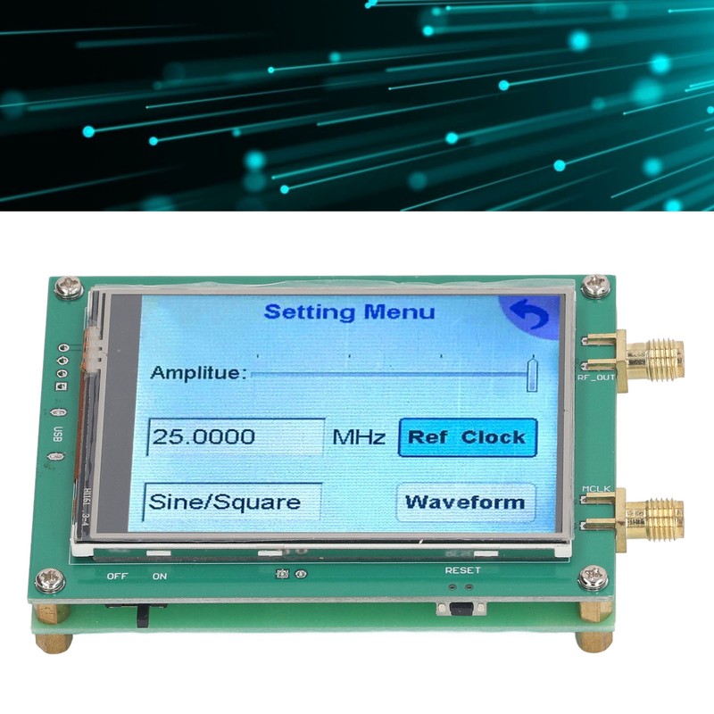 Signal Generator RF Frequency Generator Module 138‑4400MHz Touch Screen ADF4350