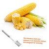 ULTECHNOVO Stainless Steel Corn Peeler Tool Easy Clean Corn Cob