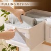 XIKAYA Wardrobe Storage Boxes - Foldable Fabric Storage Cube with