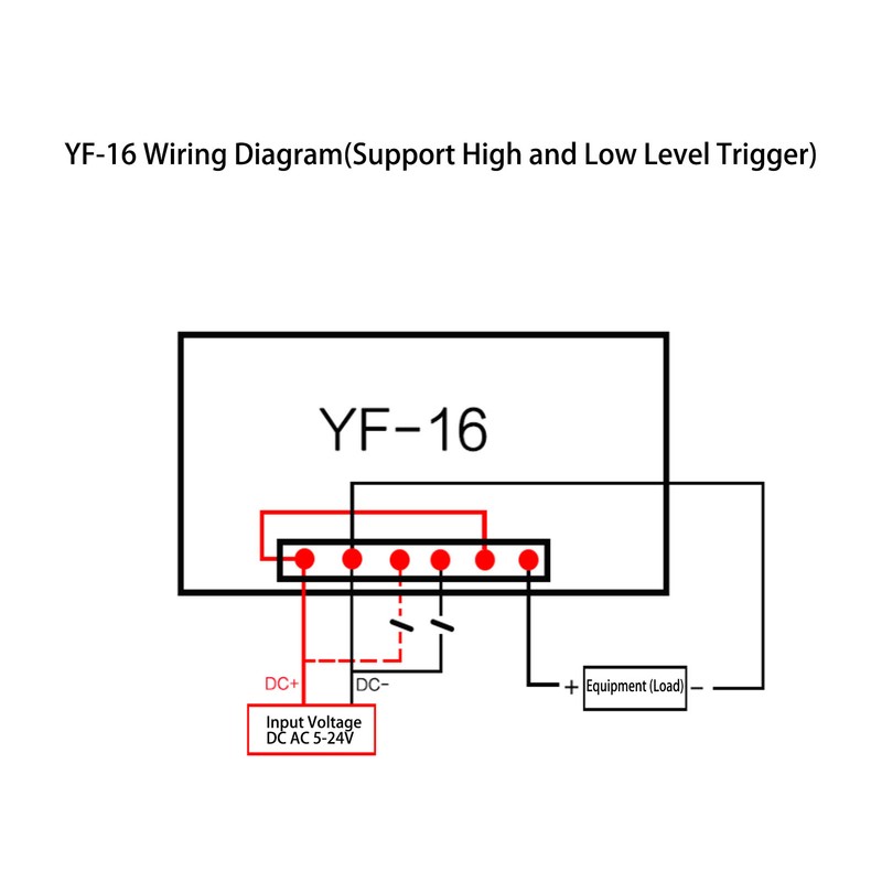 Digital Counter 1‑999999 Auto Detection Tally 5‑24V YF‑16 for Industrial