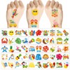 100 Pcs Hawaiian Temporary Tattoos & 8 Pcs Luau Party