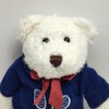 Clarke Tennis Bear w/Sweater Large White