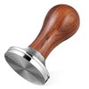 Ipetboom Espresso Tamper Threaded Metal Hand Press Tool for Coffee