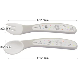 Skater SFB2-A Children's Spoon and Fork Set, Moomin Star, 4.7 inches (12 cm)