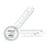 Baseline 360° ISOM High REs Goniometer, 6" ISOM, Measure Body Joint Angles Including Wrist, Elbow, Knee, for Physical Therapists and Healthcare Professionals, Plastic, Wipe Clean, Inches and Cm