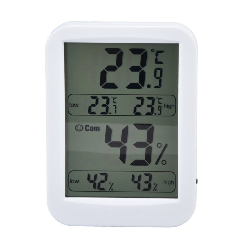 Thermometer Hygrometer Accurate Large LCD Display Temp Humidity Meter for