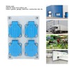 European Wall Socket 4P IP44 Waterproof Building Power Distributor for