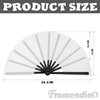 Framendino, 2 Pack Sublimation Folding Hand Fan Blanks Heat Transfer
