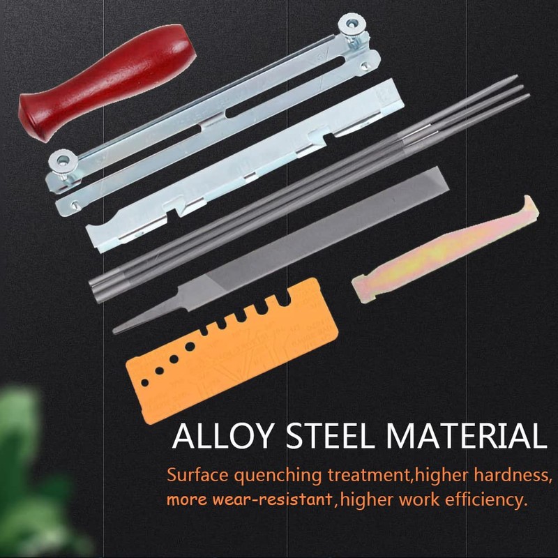 Chainsaw Sharpening Files Kit Saw Chain Files Chainsaw Sharpening Files