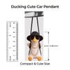 1 Pack Swing Duck Rear View Mirror Hanging Ornament, Rear