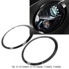 KIMISS Headlight Trim, Headlight Retainer Ring, Pair of Headlight Trim