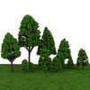 Gazechimp 12pcs 1:50-1:500/2.5-16 cm Model Tree Decoration Trees Poplar Model