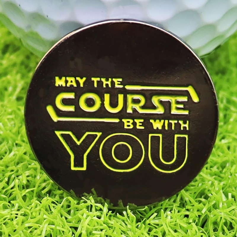 Golf Marker Hat Clip | Funny Ball Markers for Golf