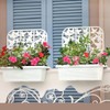 24" Privacy Planters (S/2) - White