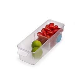 Joseph Joseph 851662 Refrigerator Storage, Refrigerator Organizer, Storage Caddy, Compact, Translucent