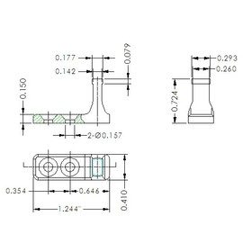 Set of 4 pcs Window Sash Balance Pivot Bars 6970