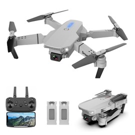 Mini Drone con Cámara 4K Dual Hd, Drone Control Remoto Posibilidad de Giro de 360°, Drones Antisísmicos Rastrear El Vuelo de 100 Metros, Dron con Camara para Adolescentes Principiantes Regalo