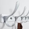 SKOLOO Coat Rack Wall Mounted - 6 Hooks, Heavy Duty,