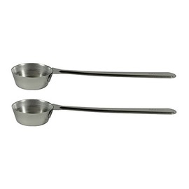 Mian Stainless Steel Commercial Long Handle Espresso Coffee Scoop 2 pack