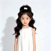 VIPMOFAN 子供用 マリンカラーヘアゴム 10本セット 高弾力 跡がつきにくい 滑り止め ヘアアクセサリー(8# ミストブルー系（10 本/箱）)8#